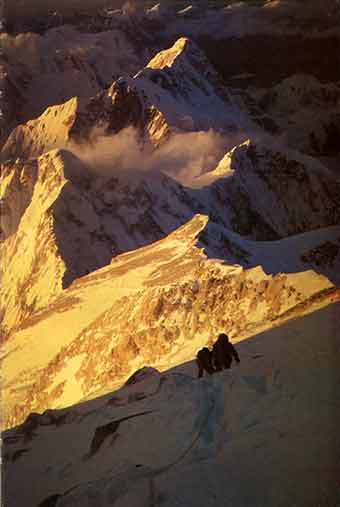 
Racing down the Kangchenjunga Summit Pyramid on May 15, 1979 - Sacred Summits book
